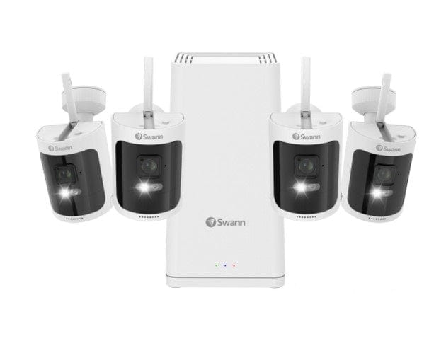 Swann Security, Locks and Alarms Swann 2K Wi-Fi NVR with 4x 2K Battery Powered Cameras
