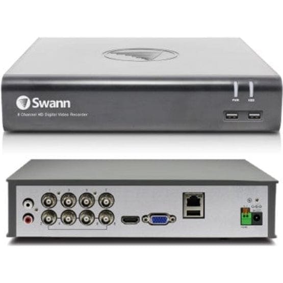 Swann Security, Locks and Alarms Swann 8CH 1080p DVR Kit with 6 x 1080p PIR with Warning Spot Lights Cameras