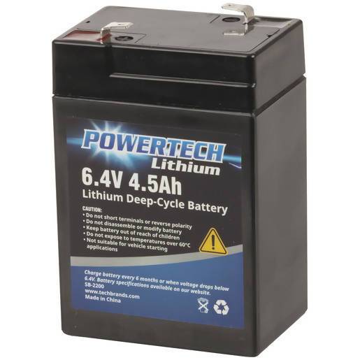 6.4V 4.5Ah Lithium Deep Cycle Battery - Local Kiwi Deals