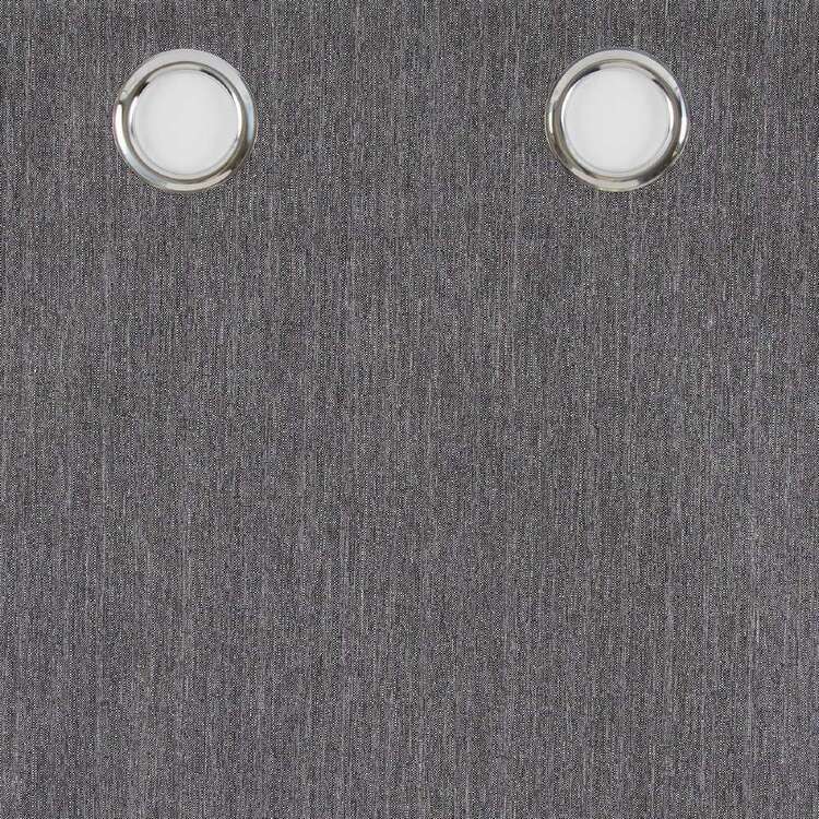 Local Kiwi Deals Mix Items Brampton House Monte Carlo Single Blockout Eyelet Curtain Charcoal 135 x 223 cm