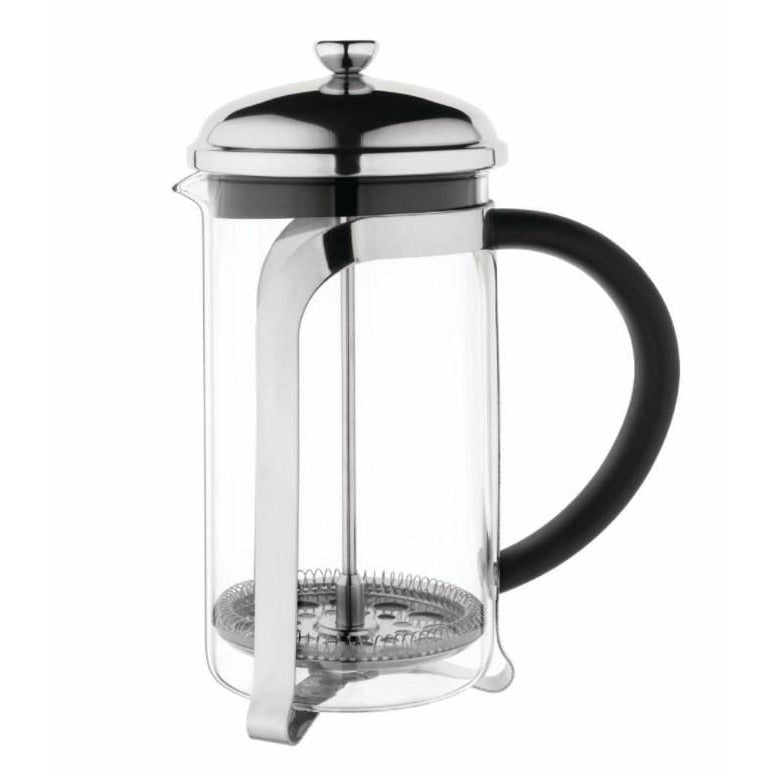 Local Kiwi Deals Mix Items Olympia Coffee Plunger Chrome and Stainless Steel Lid Traditional Design 8 Cup